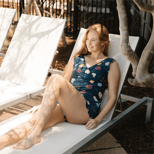 🎉Vacation Sale🔥😍Swim Romper Built-in Bra & Shorts with Pockets