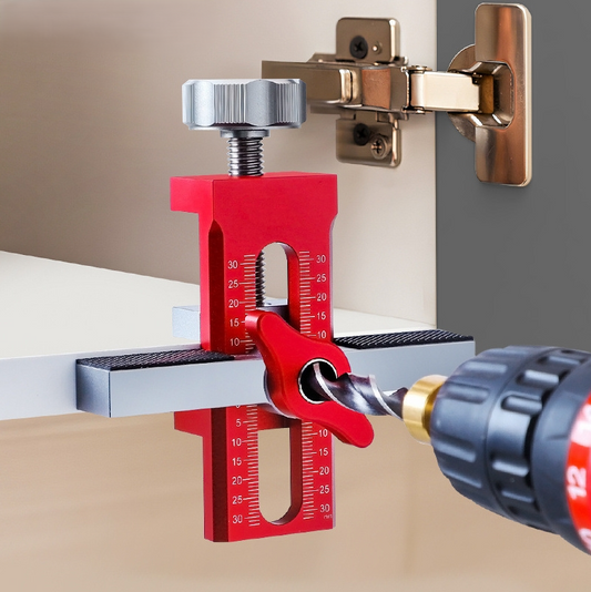 ⏳Begrenzte Zeit 50% Rabatt💥Verstellbare Aluminiumlegierung Schrank Tür Installation Positionierer für 7-40mm