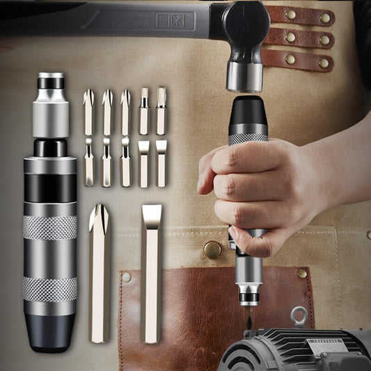 ⏳Begrenzte Zeit 50% Rabatt💥Schlagschrauber-Hammerkopf-Sets mit Box