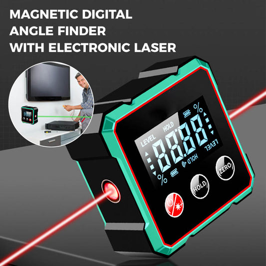 ⏳Begrenzte Zeit 50% Rabatt💥Magnetischer digitaler Winkelsucher mit elektronischem Laser