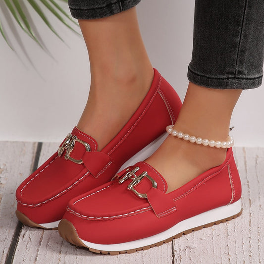 ⏳Begrenzte Zeit 50% Rabatt💥Damen Metallschnalle Casual Penny Loafers 🥰Klassisches Modedesign