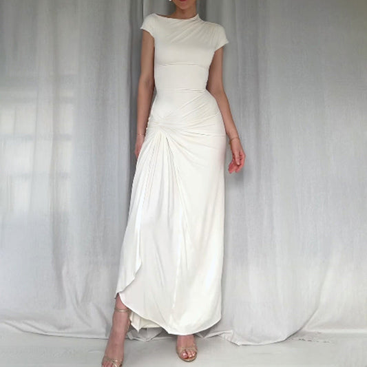 ⏳Begrenzte Zeit 50% Rabatt💥Elegantes langes, figurbetontes Kleid mit Schlitz für Damen