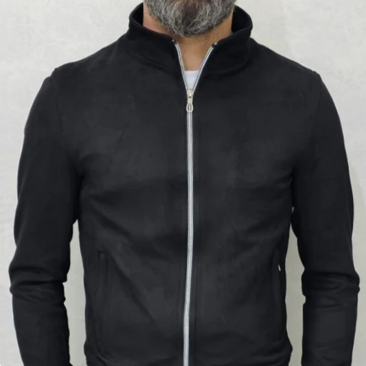 ⏳Begrenzte Zeit 50% Rabatt💥Lässige, stilvolle Vintage-Jacke mit durchgehendem Reißverschluss für Herren